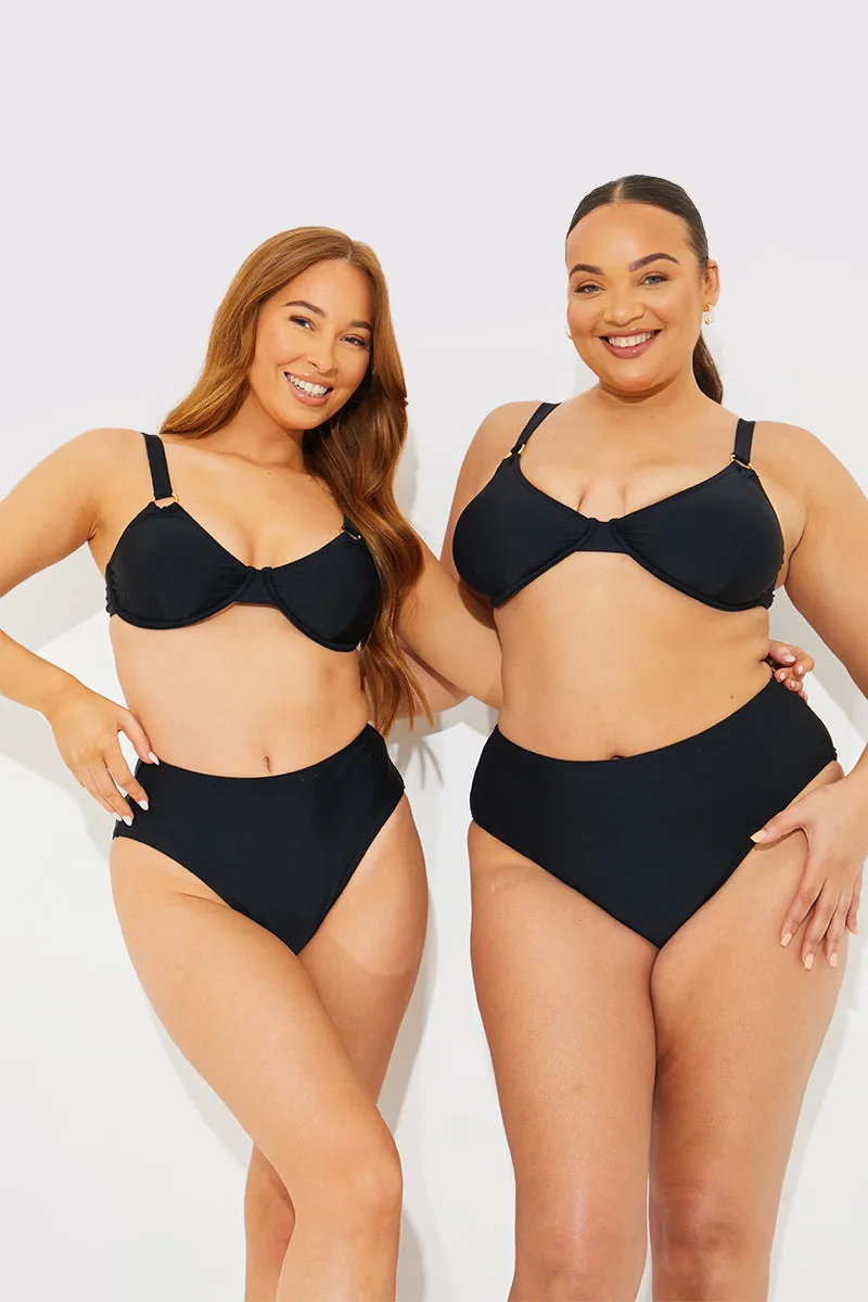 Sculpt Ring Detail Underwire Bikini Top sold by Chi Chi London product image thumbnail 2