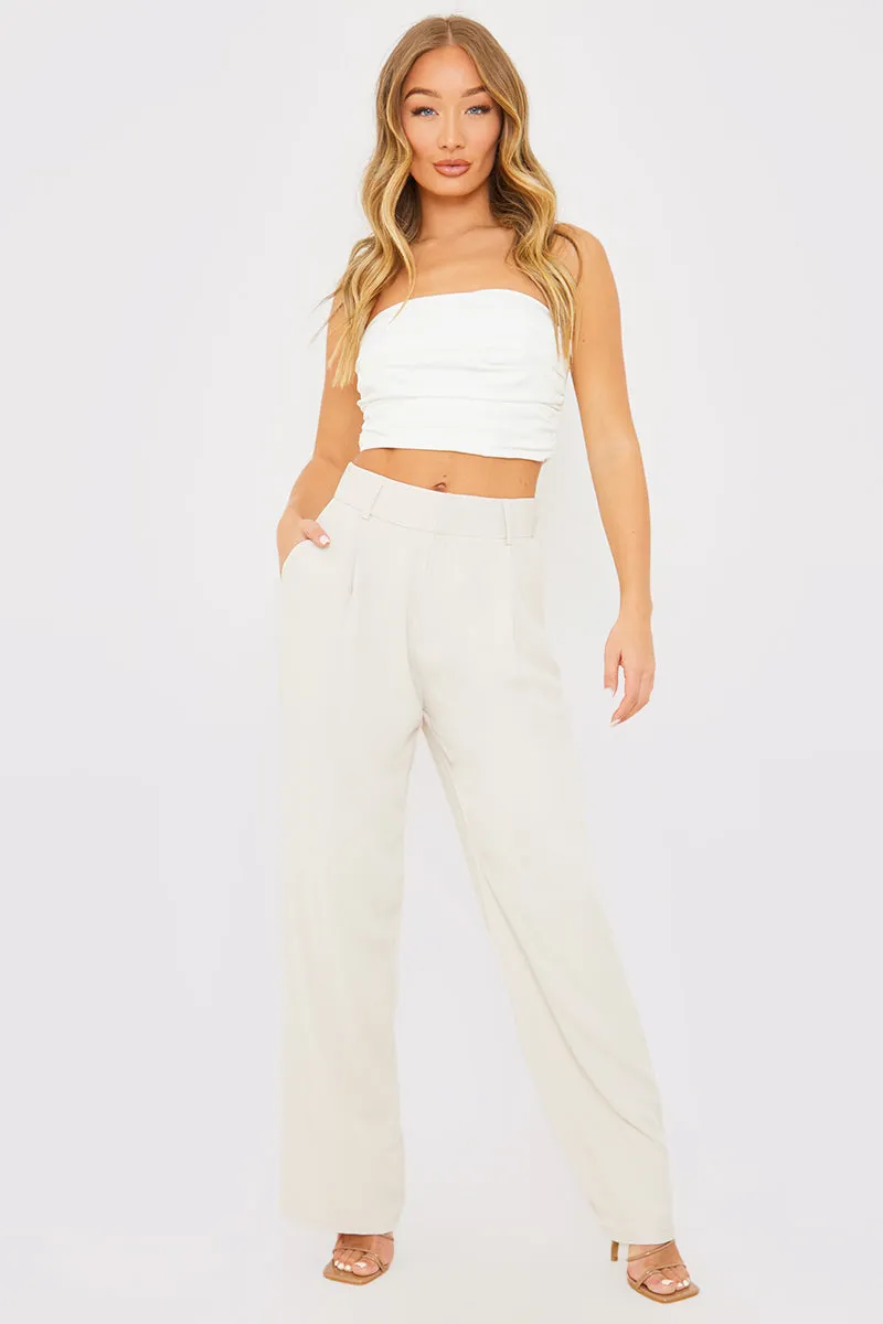 Relaxed Wide Leg Trouser sold by Chi Chi London