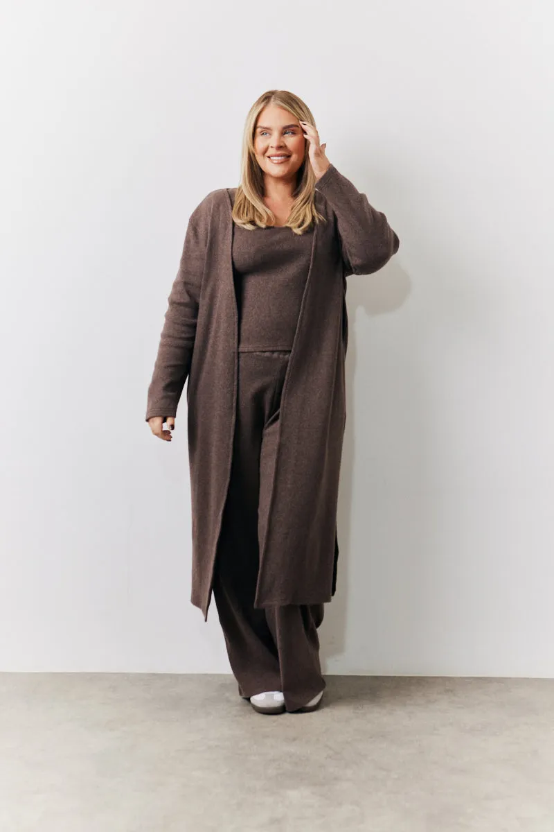 Brushed Rib Maxi Co Ord Cardigan sold by Chi Chi London product image thumbnail 5