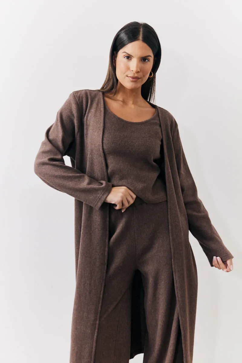 Brushed Rib Maxi Co Ord Cardigan sold by Chi Chi London product image thumbnail 2