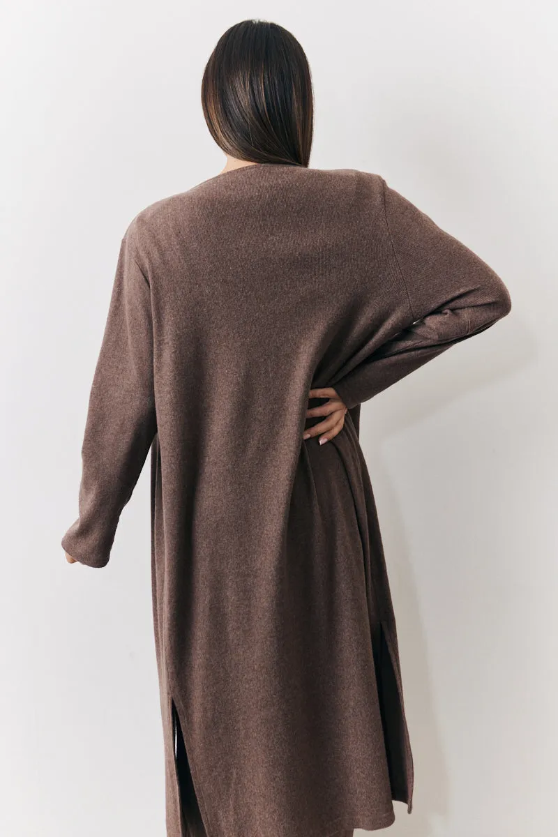 Brushed Rib Maxi Co Ord Cardigan sold by Chi Chi London product image thumbnail 4