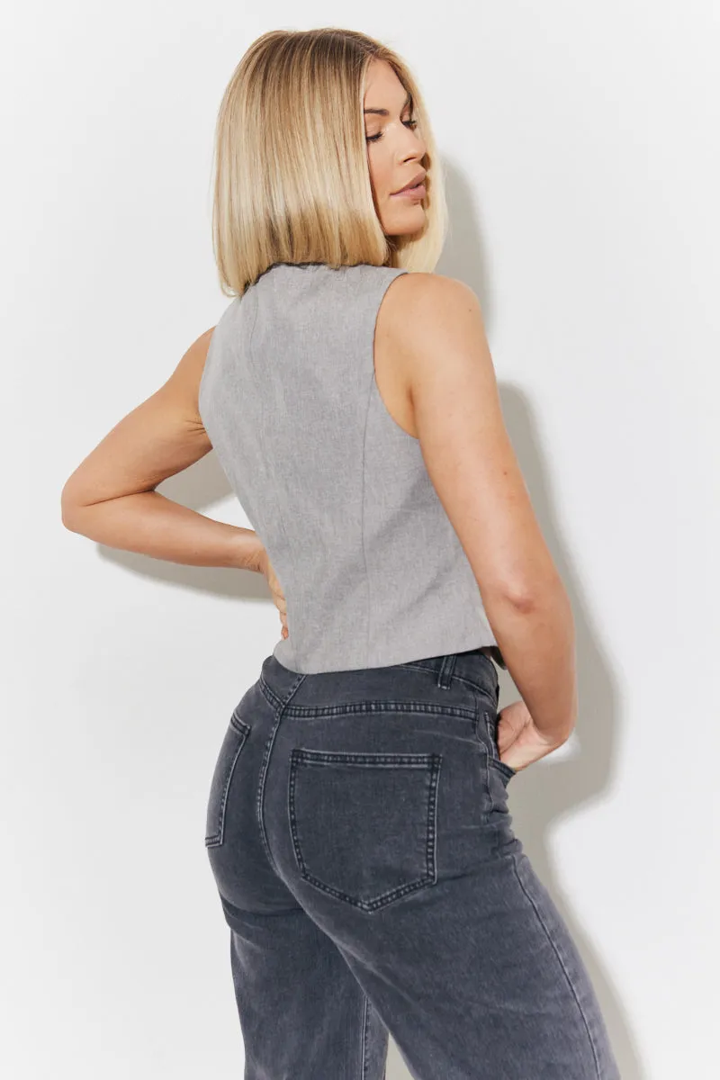 Tailored Waistcoat sold by Chi Chi London product image thumbnail 3