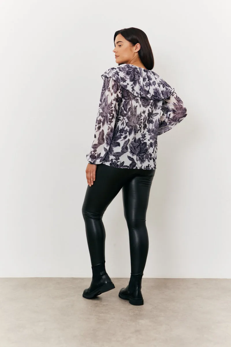 Maternity Leather Look Legging sold by Chi Chi London product image thumbnail 2