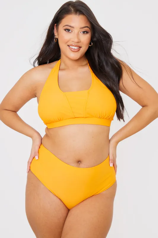 Control High Waisted Bikini Bottoms made by In the style