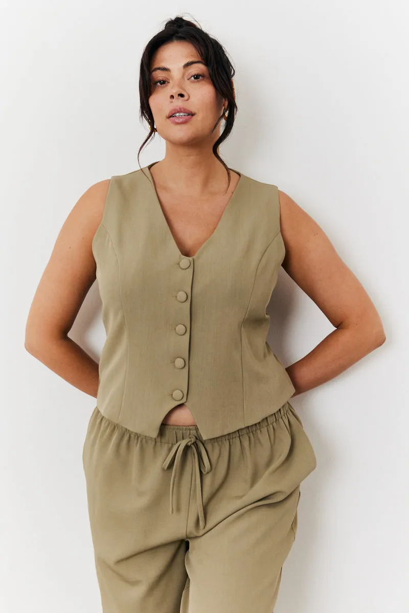 Button Through Waistcoat sold by Chi Chi London product image thumbnail 5