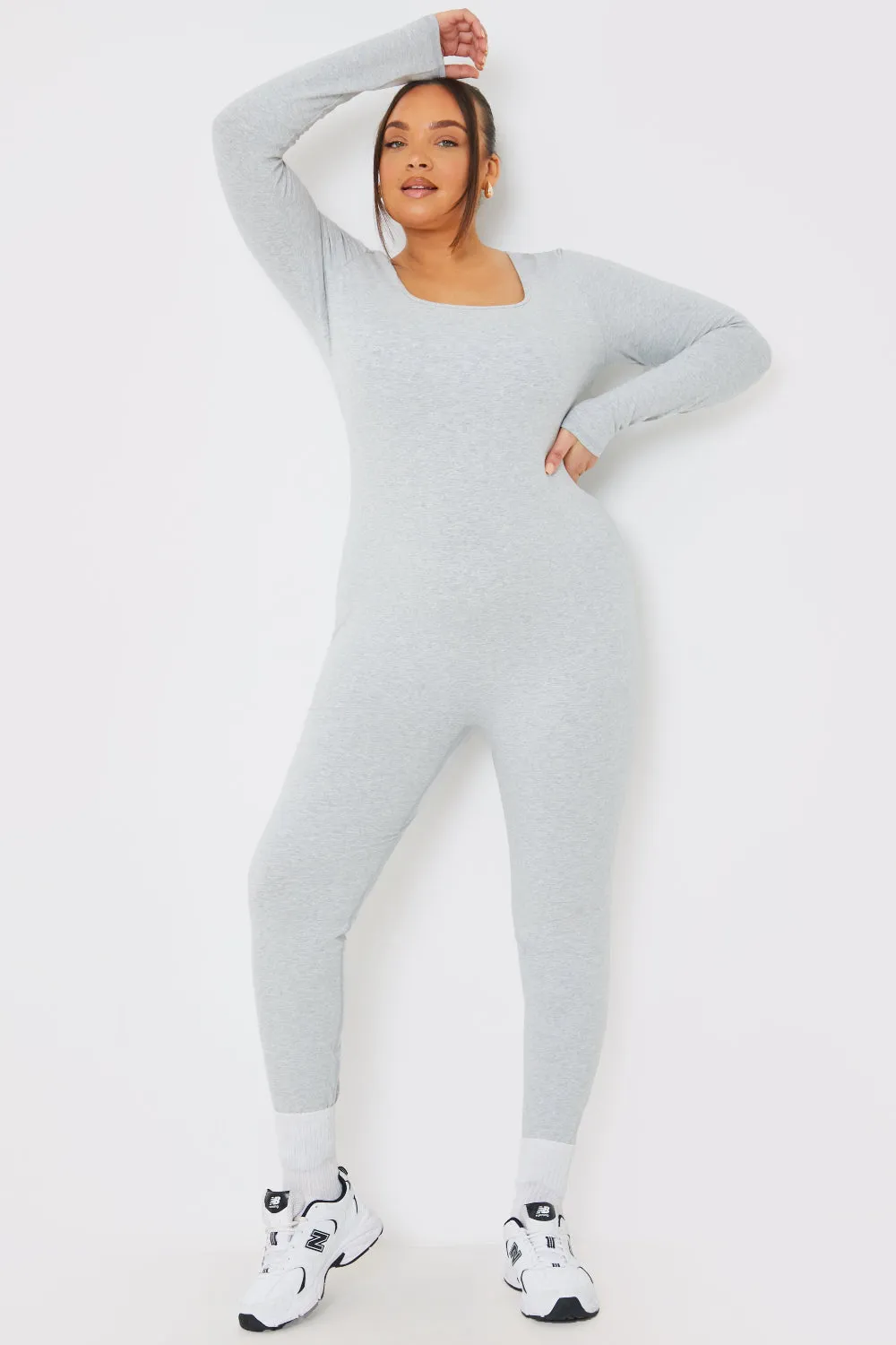 Long Sleeve Scoop Neck Unitard sold by Chi Chi London product image thumbnail 4