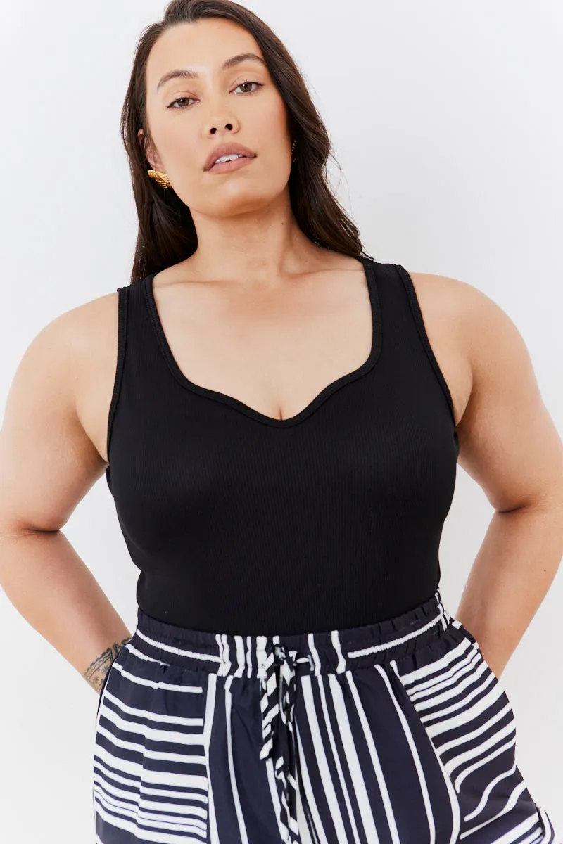 Ribbed Sweetheart Neckline Bodysuit sold by Chi Chi London product image thumbnail 3