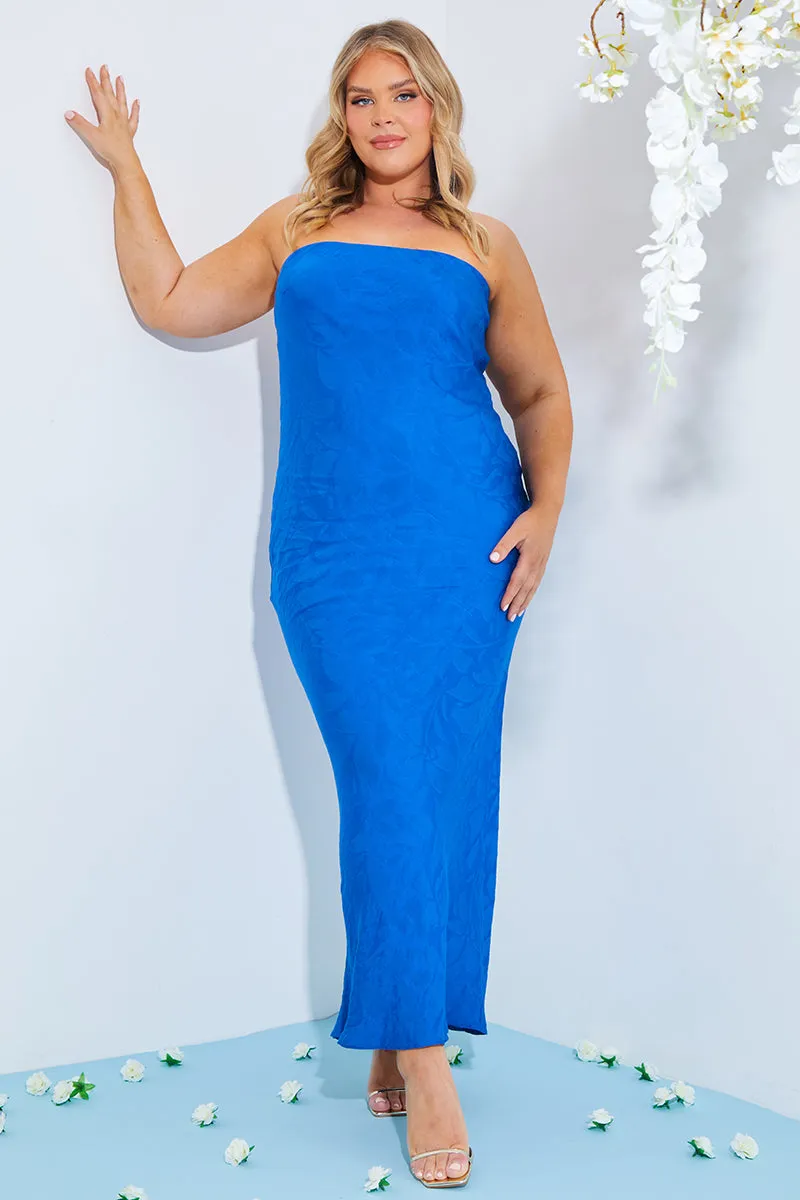 Bandeau Jacquard Midi Dress sold by Chi Chi London product image thumbnail 5