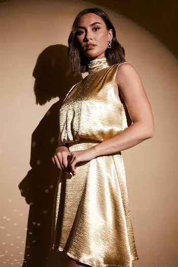 Liquid Satin Mini Dress sold by Chi Chi London product image thumbnail 5