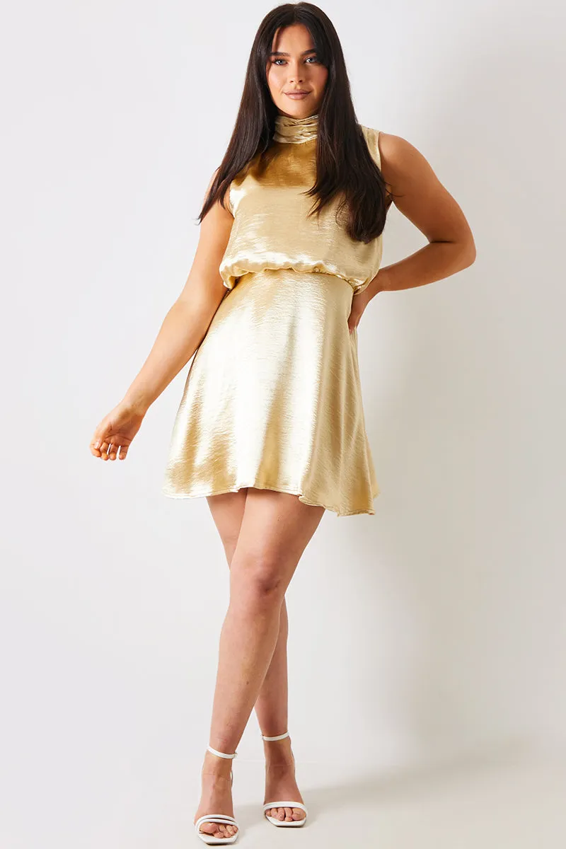 Liquid Satin Mini Dress sold by Chi Chi London product image thumbnail 2