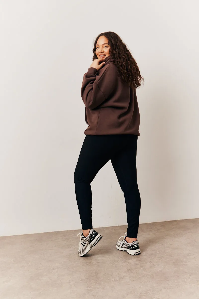 Brown Oversized Hoodie sold by Chi Chi London product image thumbnail 4
