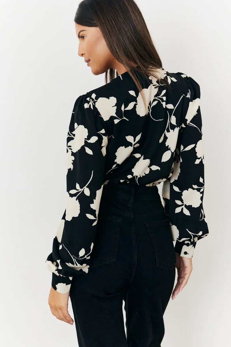 Floral Wrap Bodysuit sold by Chi Chi London product image thumbnail 3