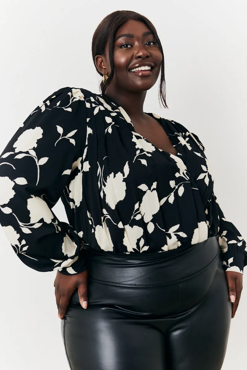 Floral Wrap Bodysuit sold by Chi Chi London product image thumbnail 5