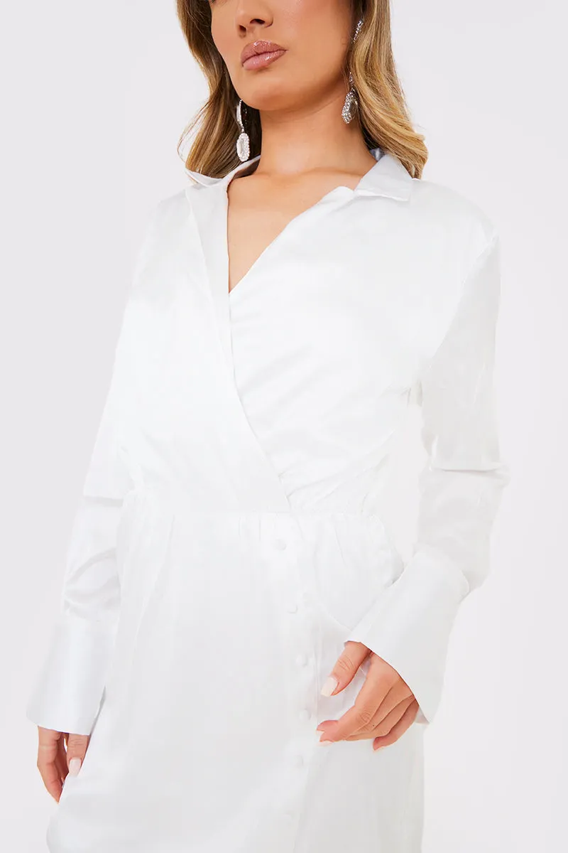 Collar Button Mini Dress sold by Chi Chi London product image thumbnail 4