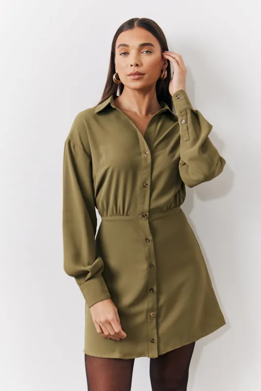 Mini Shirt Dress made by In the style