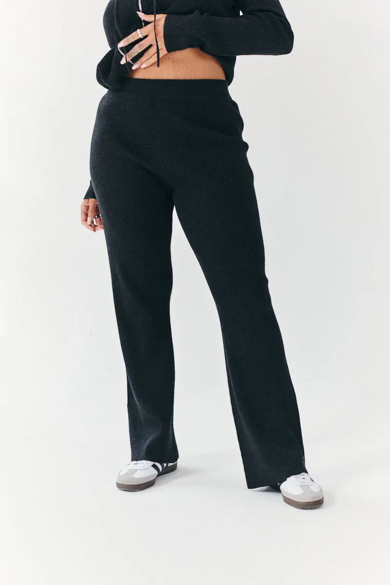 Rib Knit Co-Ord Flare Trouser sold by Chi Chi London product image thumbnail 5