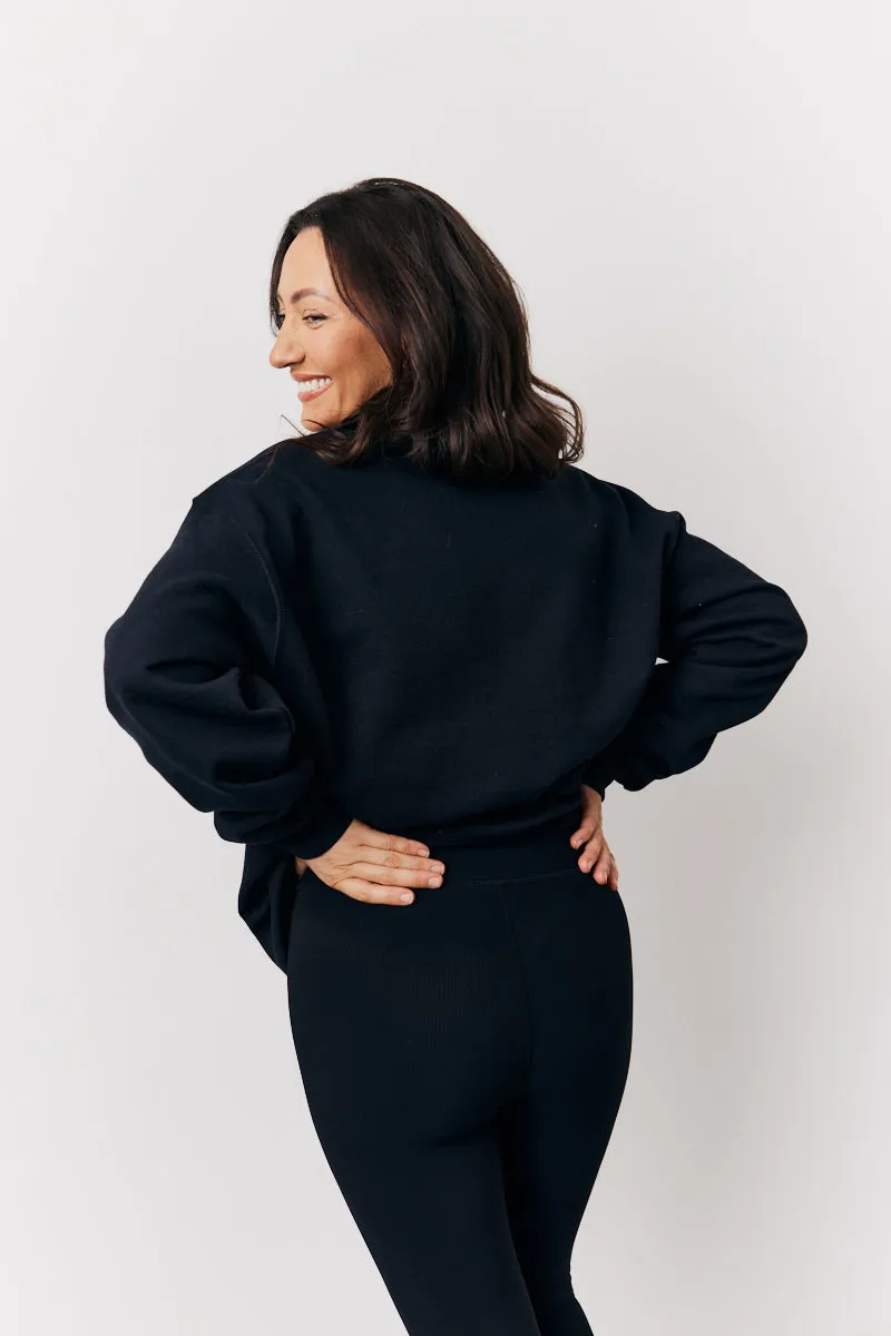 Black Team Bride Slogan Sweatshirt sold by Chi Chi London product image thumbnail 3