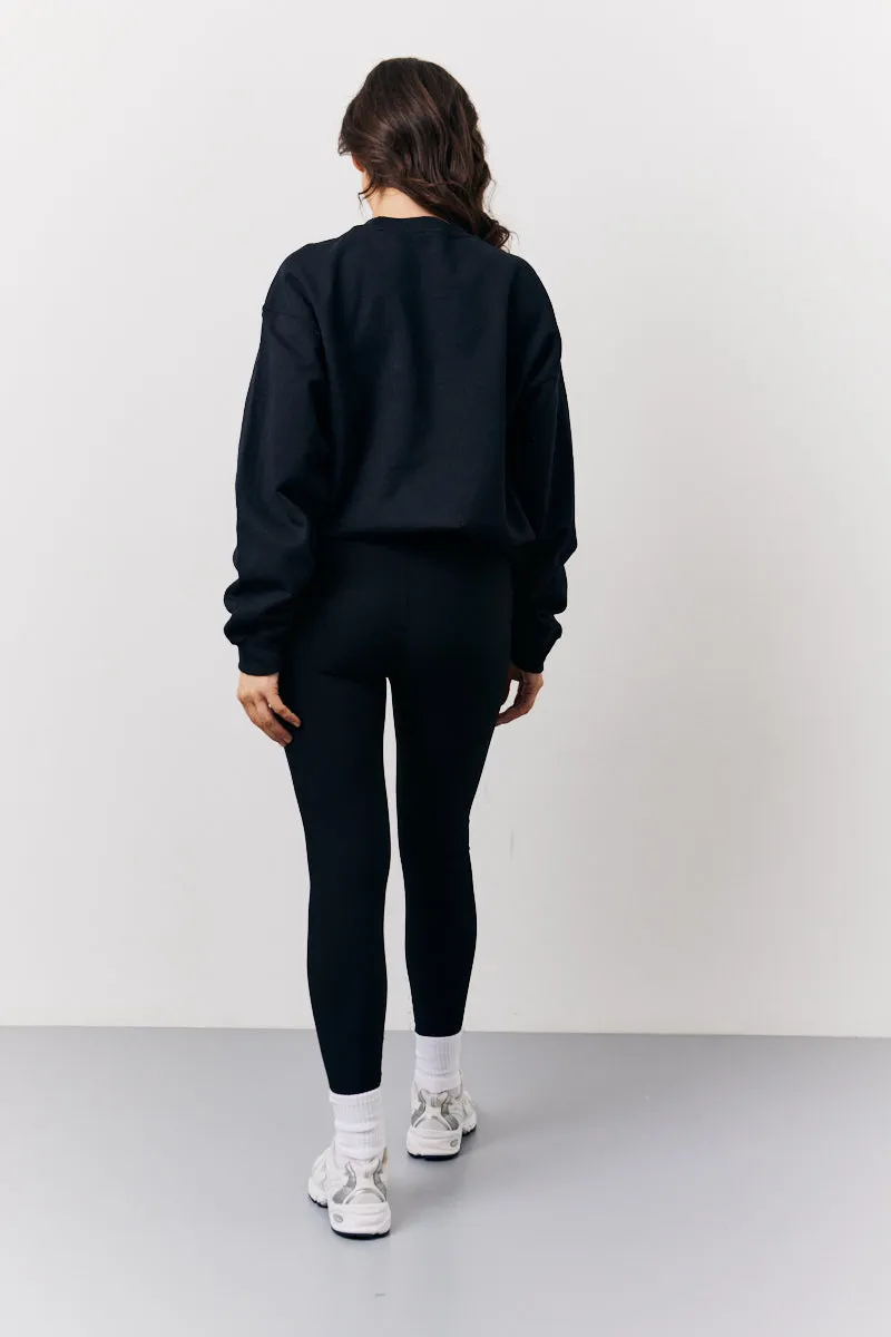 Black Team Bride Slogan Sweatshirt sold by Chi Chi London product image thumbnail 4