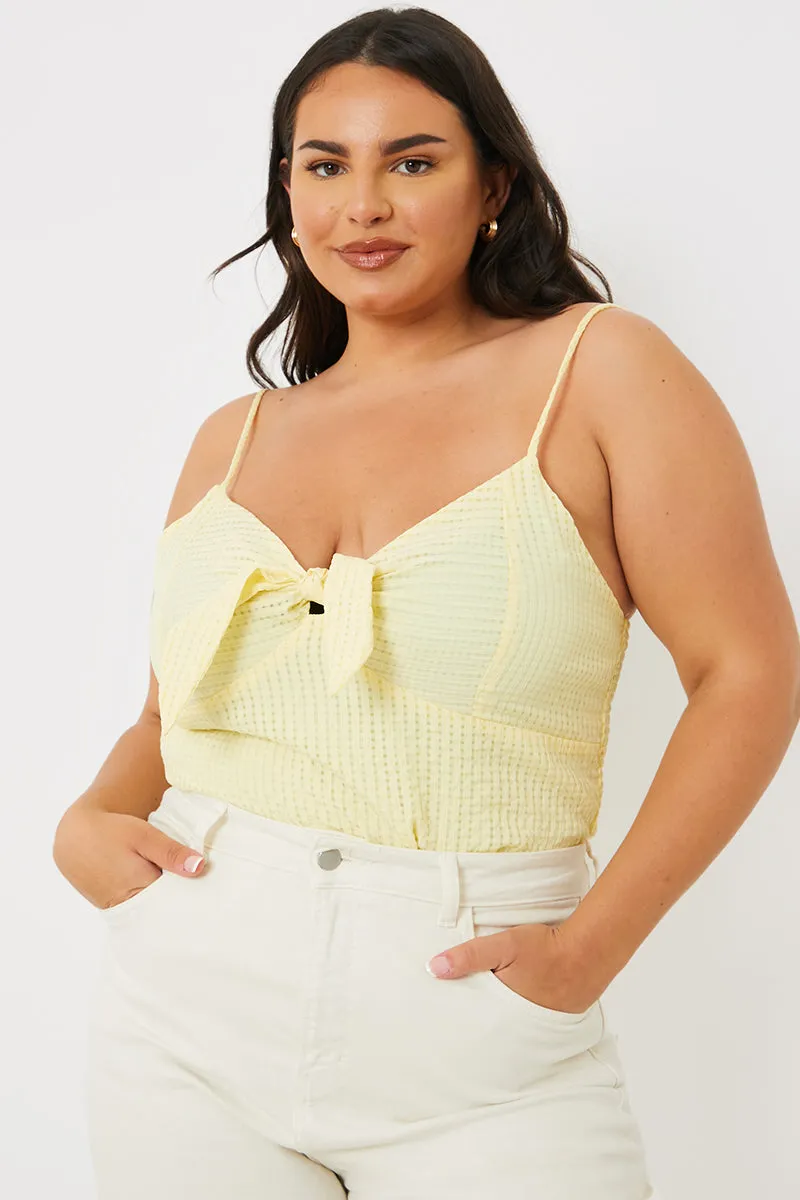 Textured Knot Detail Strappy Bodysuit sold by Chi Chi London product image thumbnail 5