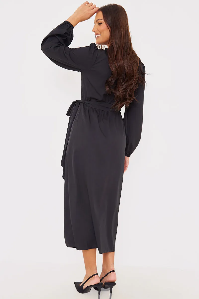 Wrap Waist Midi Dress sold by Chi Chi London product image thumbnail 3