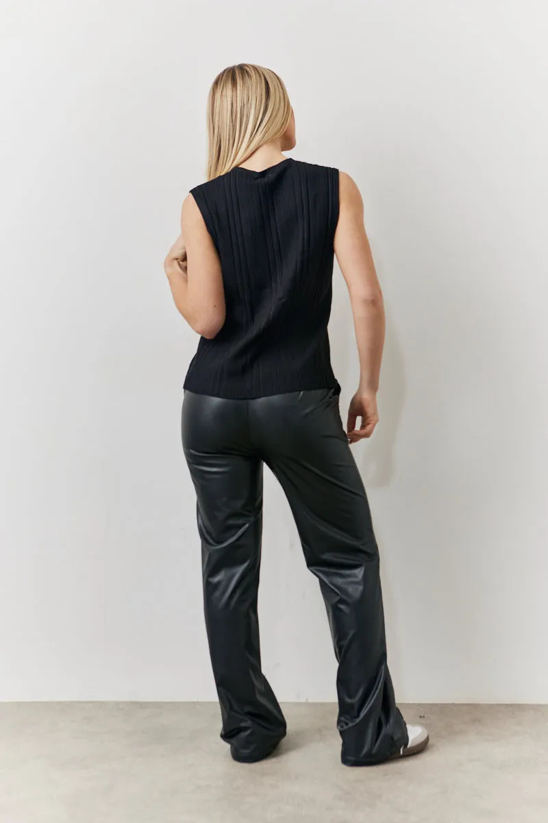 Rib Knit Button Up Co Ord Waistcoat sold by Chi Chi London product image thumbnail 4