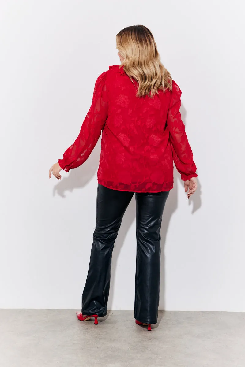 Ruffle Blouse sold by Chi Chi London product image thumbnail 4