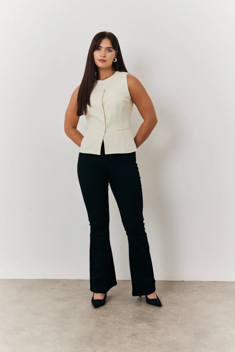 Crew Neck Waistcoat sold by Chi Chi London product image thumbnail 2