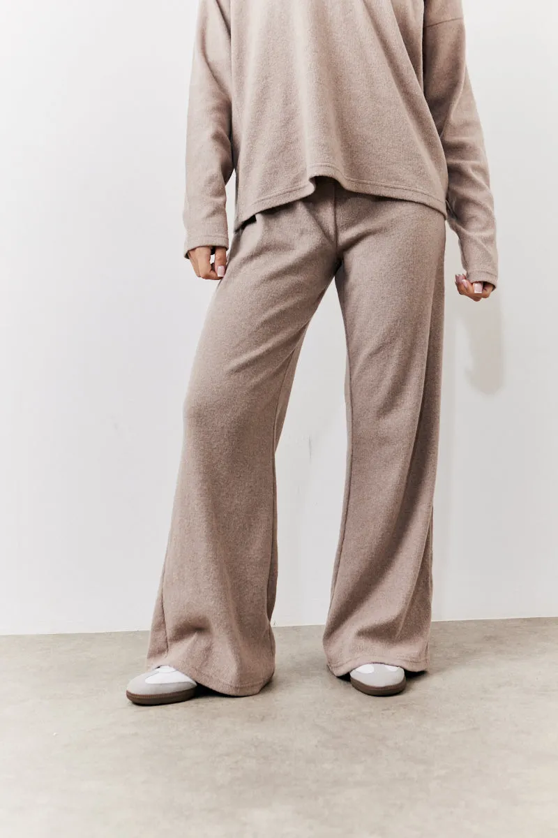 Brushed Rib Flare Leg Co Ord Trouser sold by Chi Chi London product image thumbnail 2