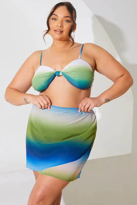 Ombre Print Tie Sarong made by In the style
