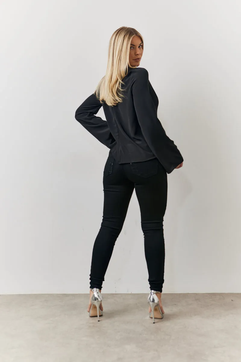 Cowl Neck Draped Blouse sold by Chi Chi London product image thumbnail 4