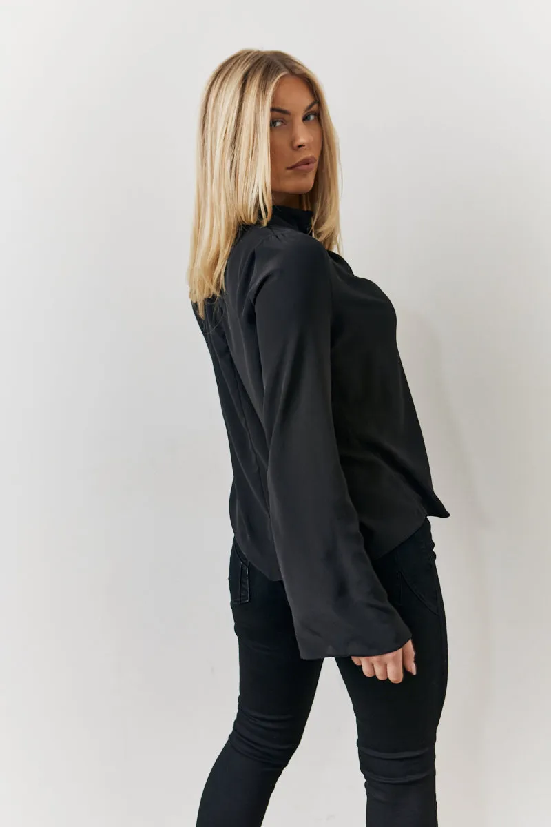 Cowl Neck Draped Blouse sold by Chi Chi London product image thumbnail 3