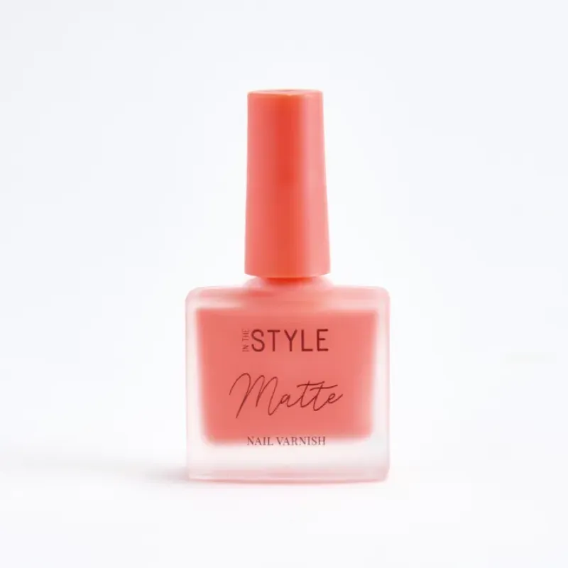 Matte Nail Varnish Go-Getter, Orange made by In the style