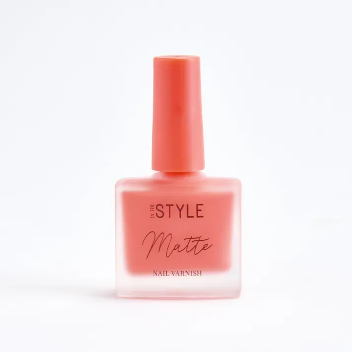 Matte Nail Varnish Go-Getter, Orange sold by Chi Chi London