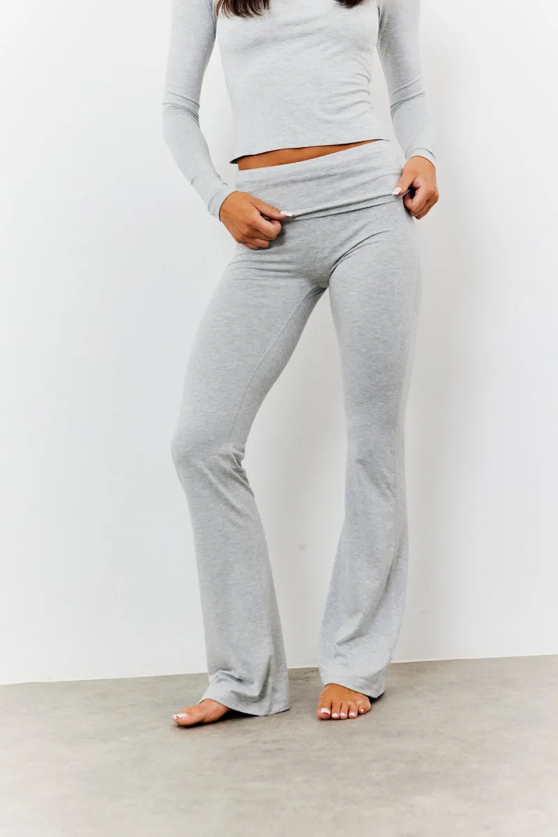 Sculpting Fold Over Waistband Flare Leg Trouser sold by Chi Chi London product image thumbnail 2