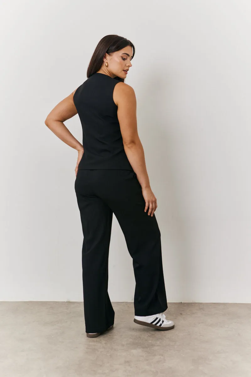 Longline Button Through Waistcoat sold by Chi Chi London product image thumbnail 4