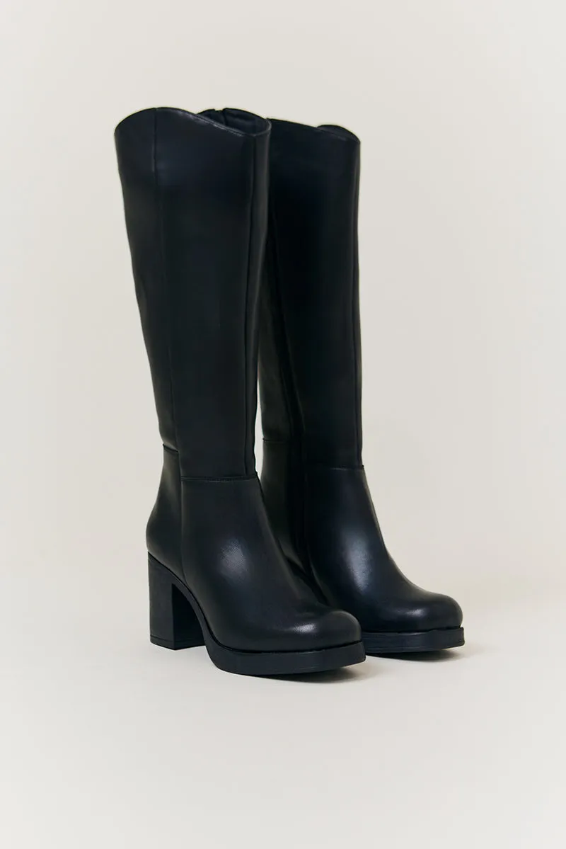 Bella Chunky Heeled High Leg Boot sold by Chi Chi London product image thumbnail 2
