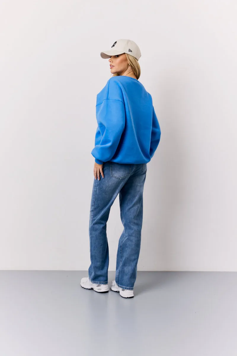 Blue Borg Graphic Sweater sold by Chi Chi London product image thumbnail 4