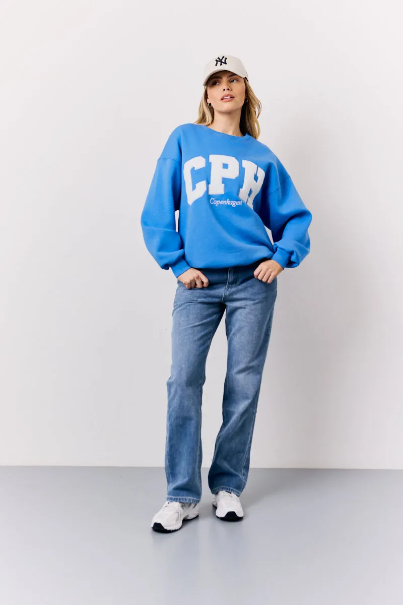 Blue Borg Graphic Sweater sold by Chi Chi London product image thumbnail 2