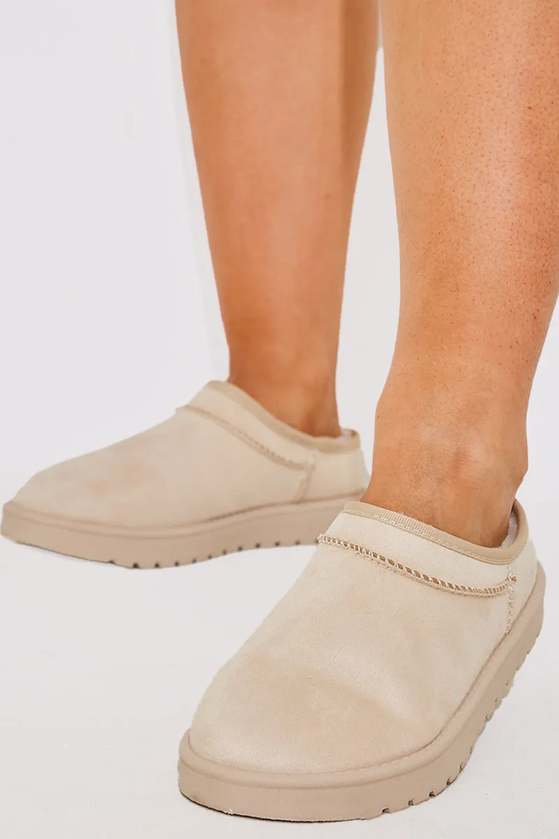 Faux Suede Flat Shoe sold by Chi Chi London