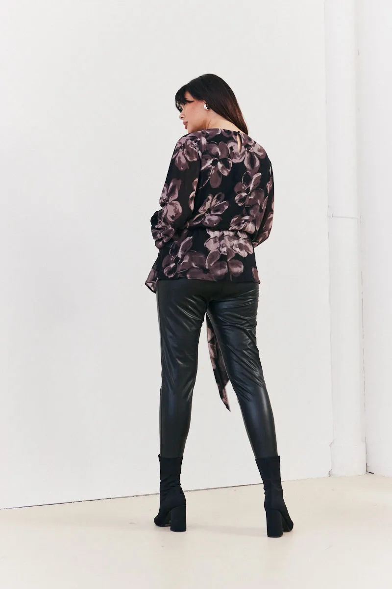 Floral Tie Waist Blouse sold by Chi Chi London product image thumbnail 5