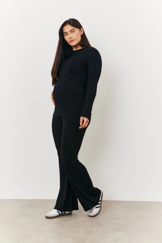 Maternity Long Sleeve T Shirt made by In the style