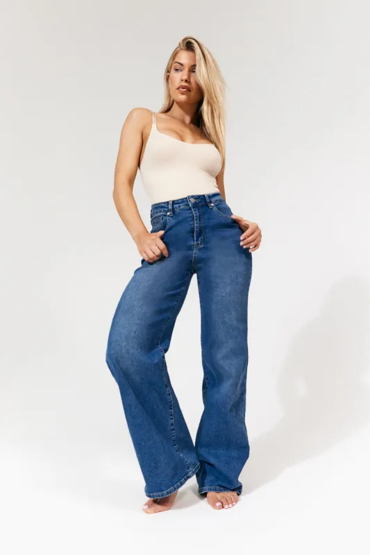 Isla Wide Leg Jeans made by In the style