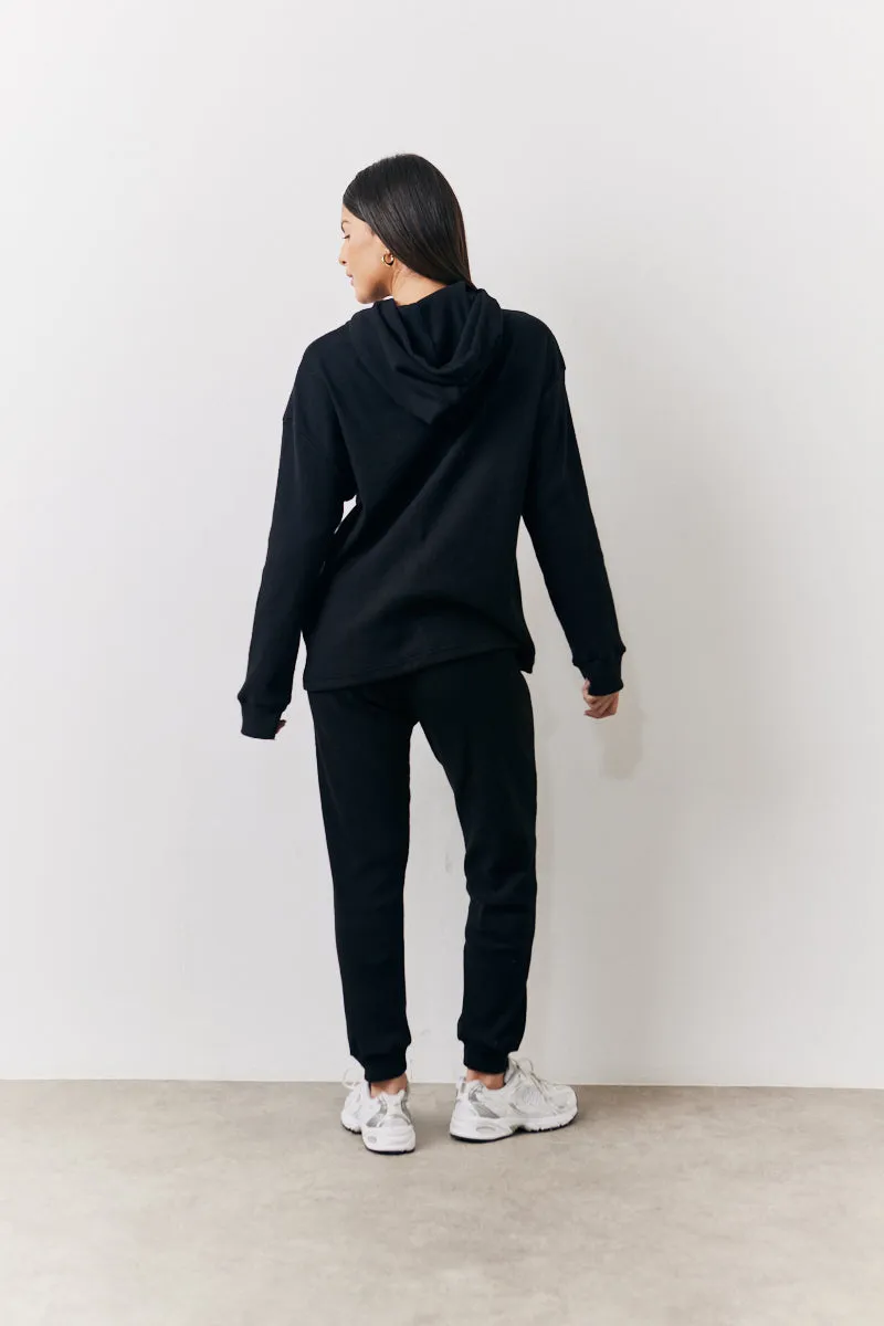 Brushed Rib Co Ord Hoodie sold by Chi Chi London product image thumbnail 4