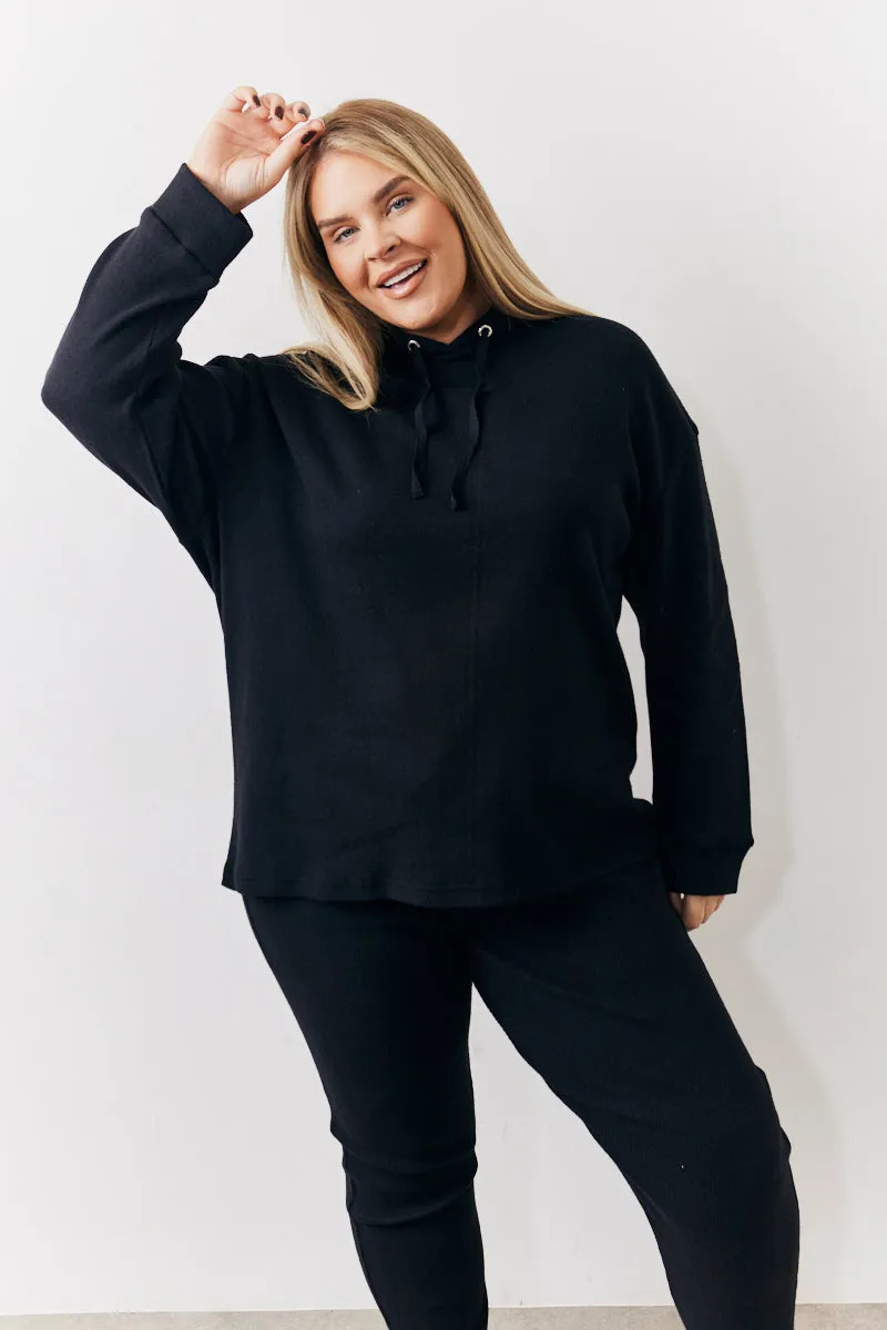 Brushed Rib Co Ord Hoodie sold by Chi Chi London product image thumbnail 5