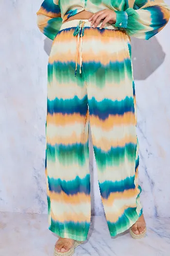 Ombre Wide Leg Elastic Waist Trousers sold by Chi Chi London product image thumbnail 5