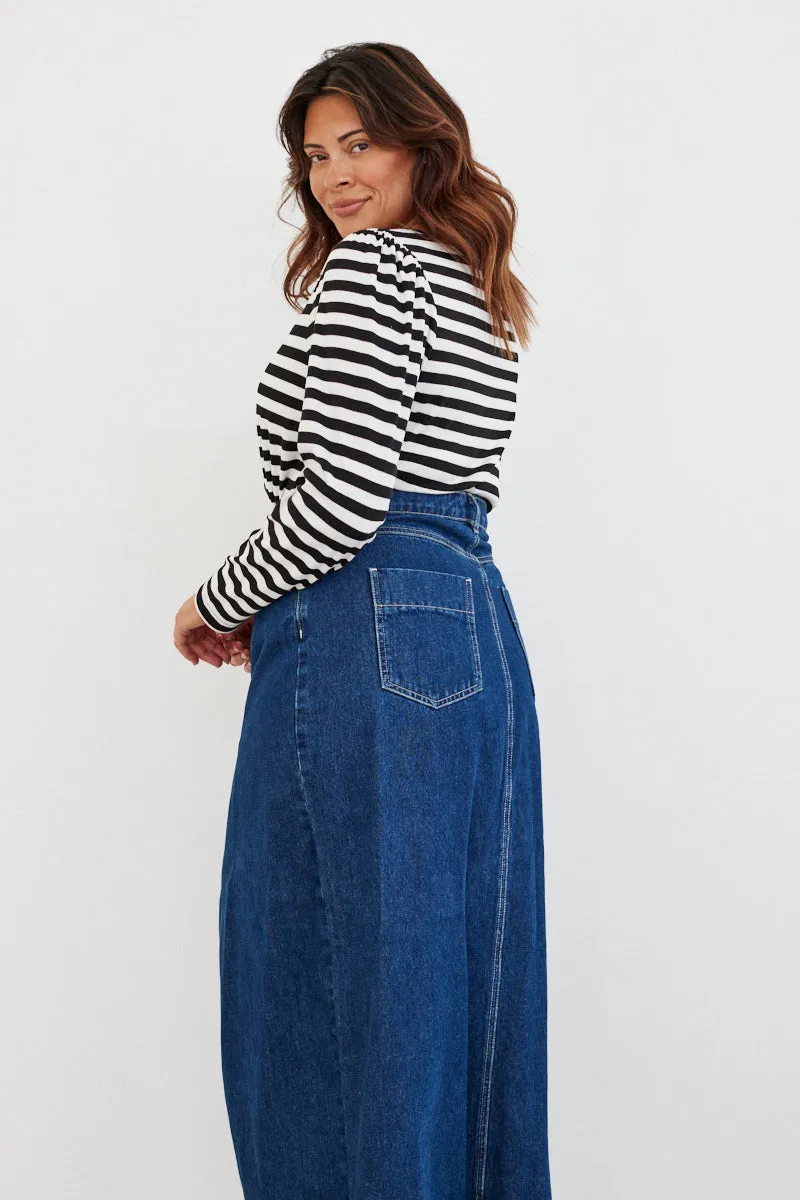 Striped Long Sleeve T-Shirt sold by Chi Chi London product image thumbnail 3
