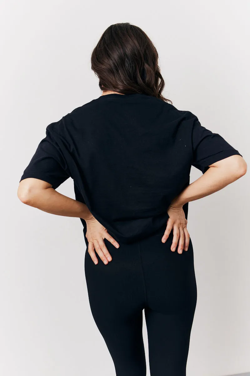 Black Team Bride Slogan T-Shirt sold by Chi Chi London product image thumbnail 3