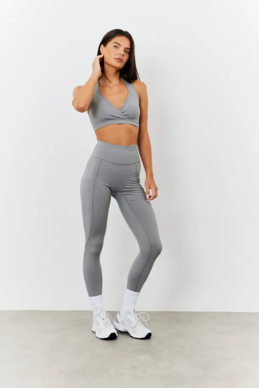 Soft Touch Seam Detail Legging made by In the style