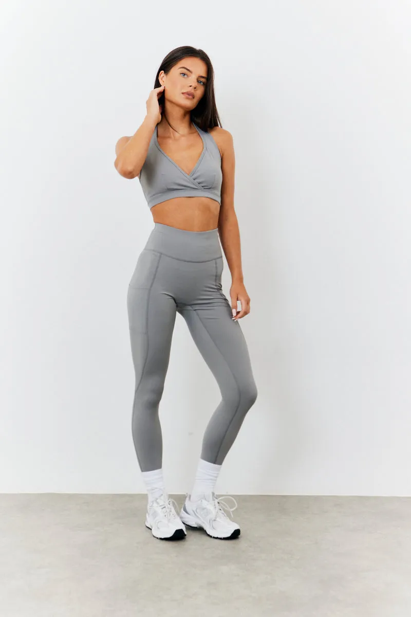 Soft Touch Seam Detail Legging sold by Chi Chi London