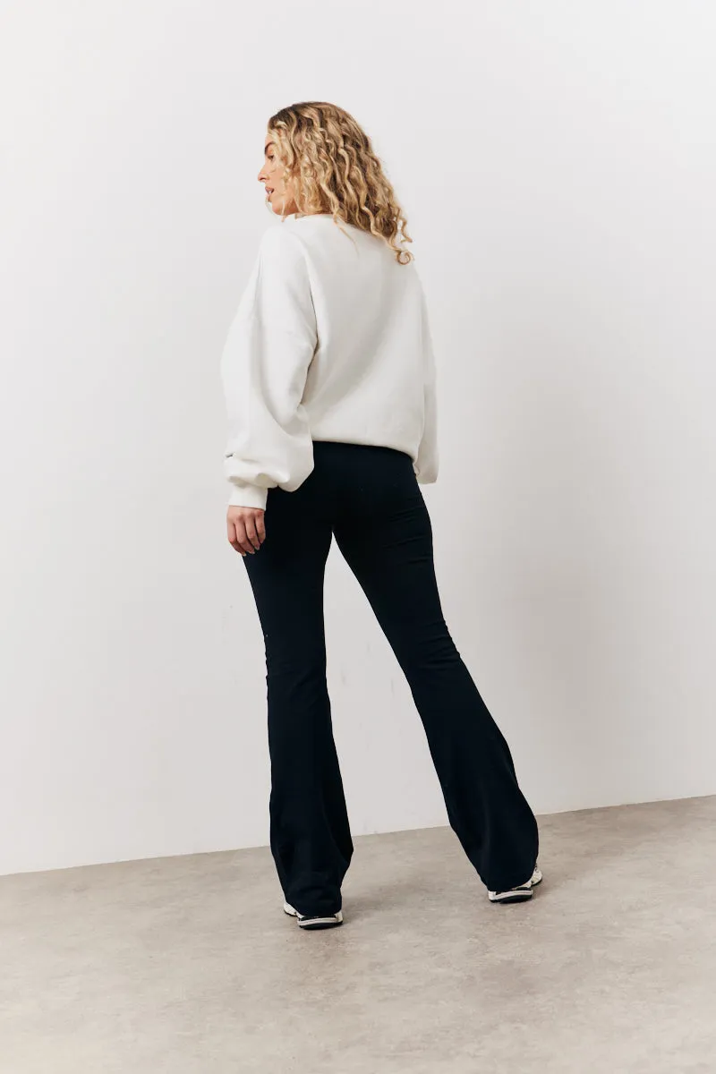 Black Kickflare Leggings sold by Chi Chi London product image thumbnail 2